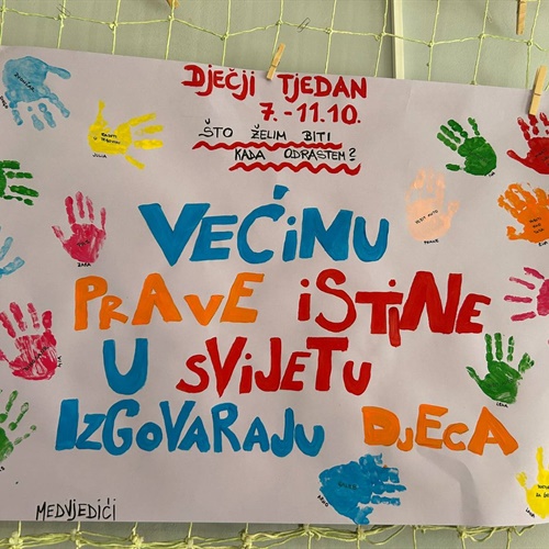 Dječji tjedan u Medvjedićima - 07.10. - 11.10.2024.